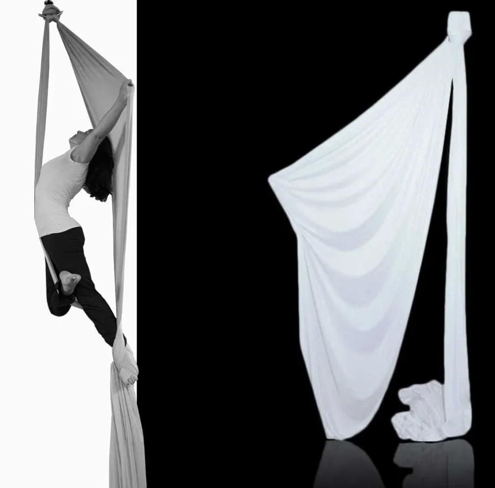 Tissu aérien Blanc- durable et indéchirable . Longueur 20m x 160cm. 100% Polyester.
