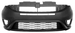 Pare-chocs avant noir complet de grille pour FIAT DOBLO de 2015 à 2022, Neuf Pare-chocs avant noir complet de grille pour FIAT DOBLO de 2015 à 2022, Neuf