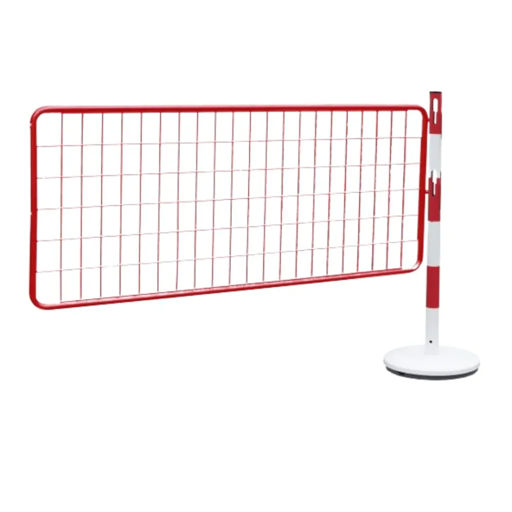 Kit extension grille pose libre - 1 poteau acier avec grille – Image 3