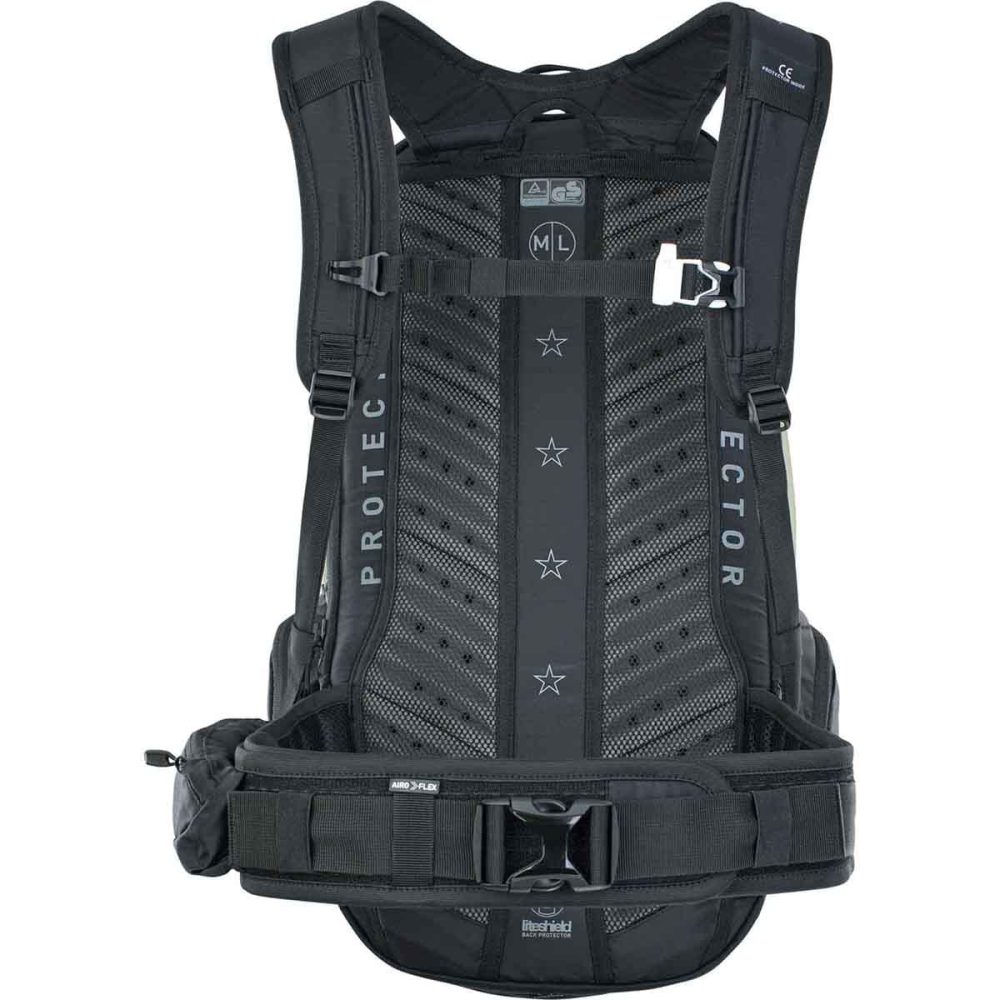 Sac à Dos avec Dorsale EVOC FR TOUR E-RIDE 30L Kaki – Image 2