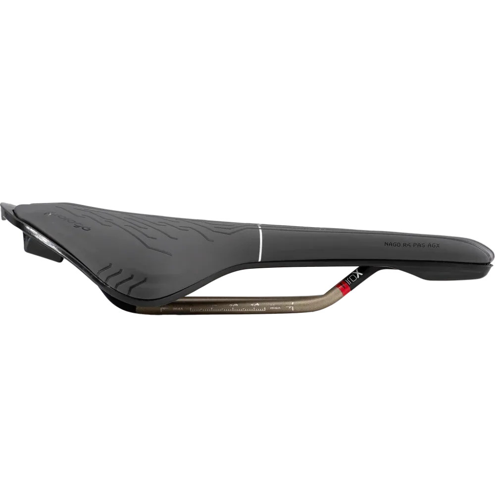 Selle PROLOGO NAGO R4 PAS AGX 137mm Rails Tirox Noir – Image 2