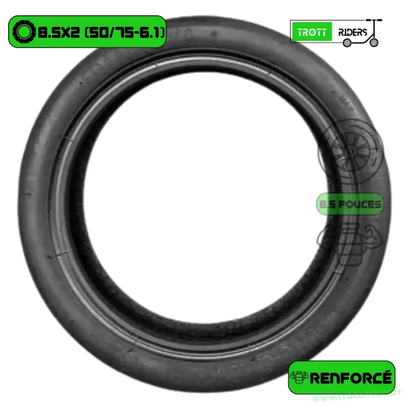 Pneu Renforcé 8.5x2 pour Trottinette Électrique Xiaomi M365 – Image 2