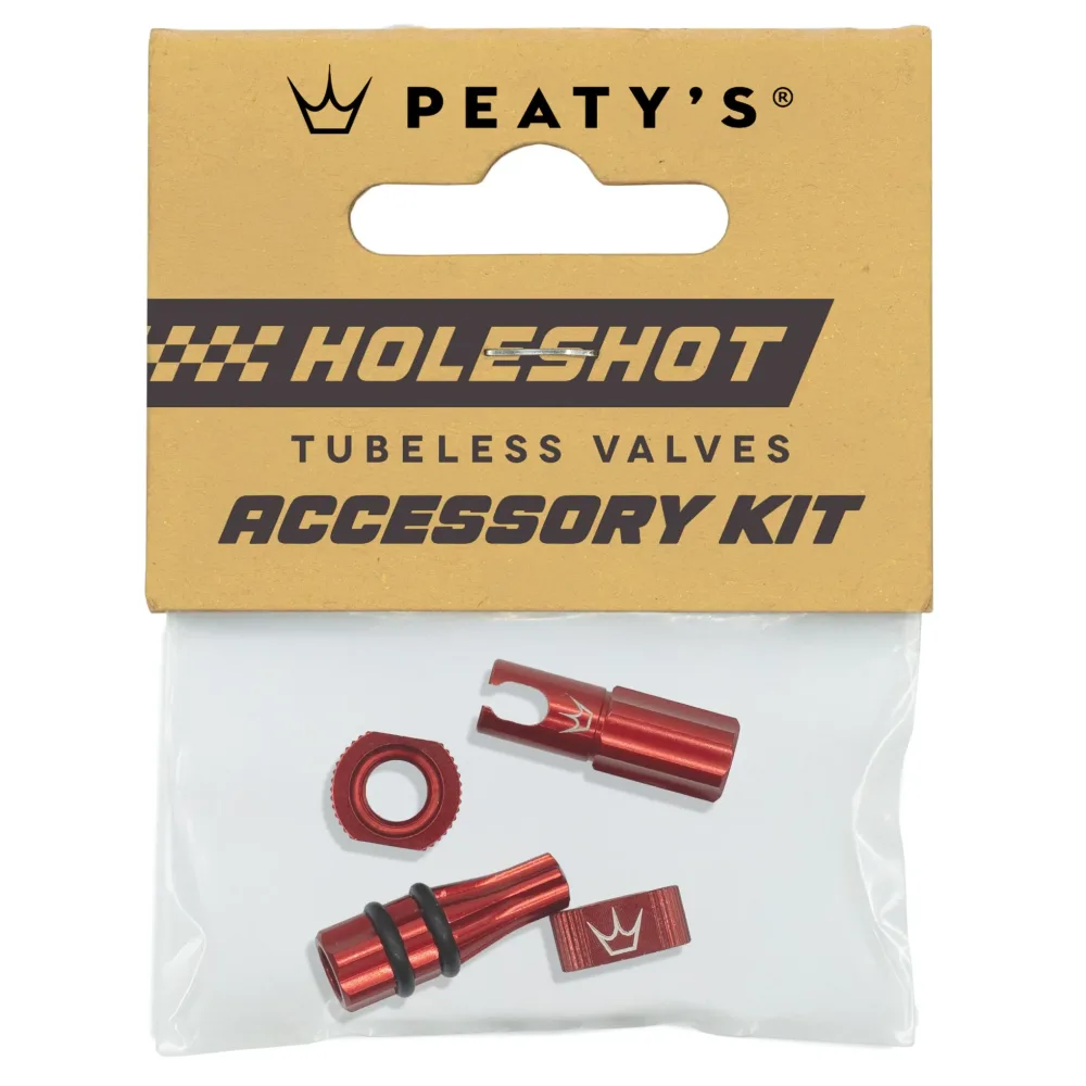 Kit Bouchons et Ecrous de Valves PEATY’S HOLESHOT FAST FLOW Rouge Kit Bouchons et Ecrous de Valves PEATY’S HOLESHOT FAST FLOW Rouge