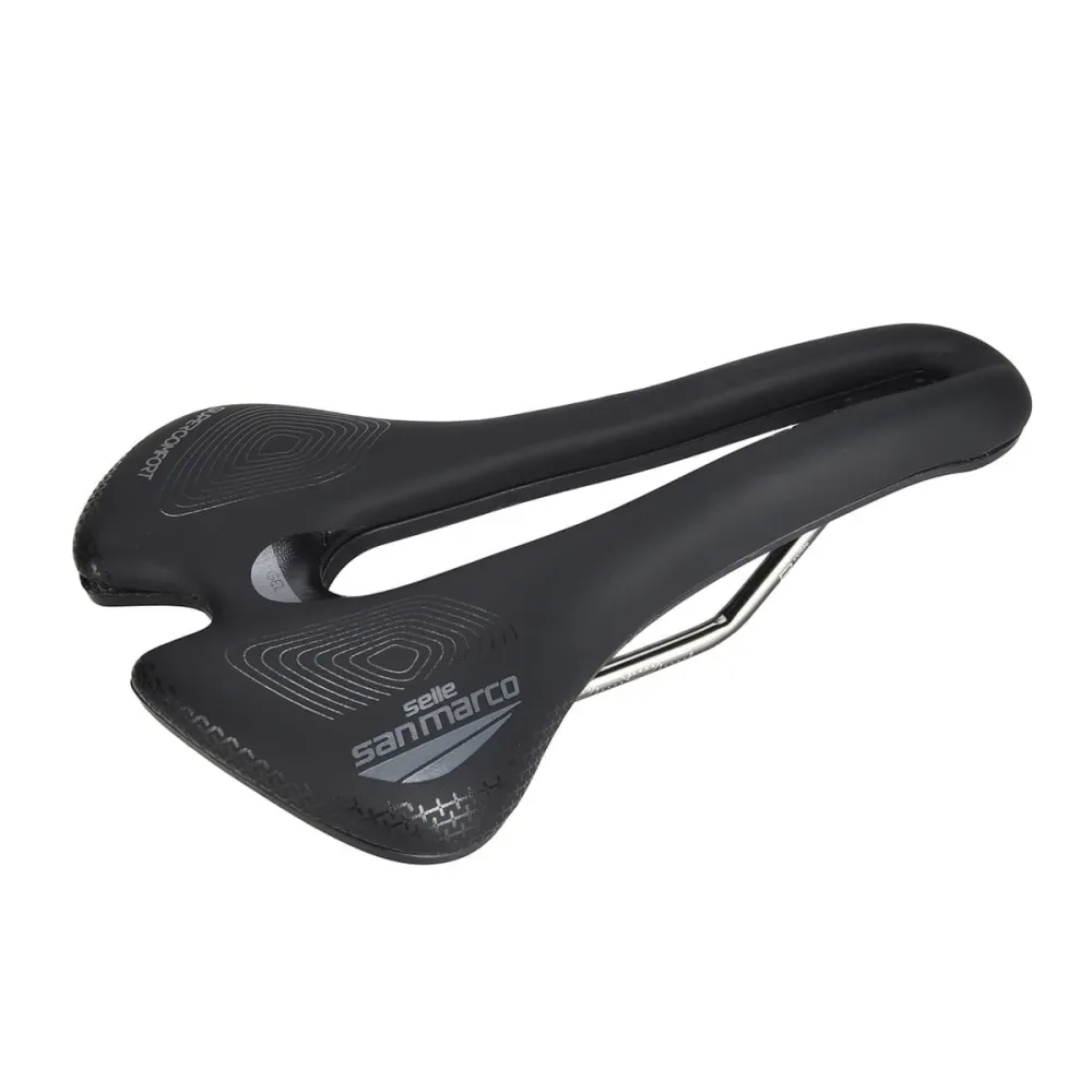 Selle SELLE SAN MARCO APSIDE SHORT SUPERCOMFORT OPEN-FIT RACING 149mm Rails Manganèse – Image 2