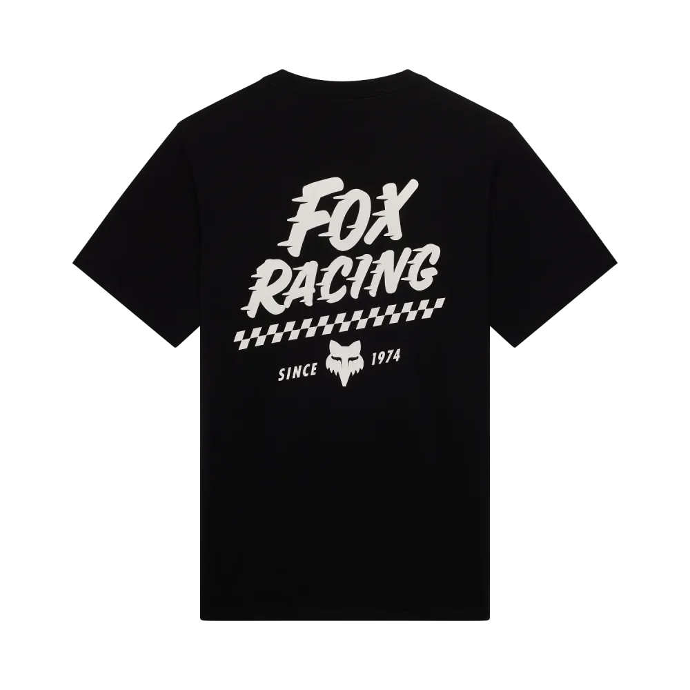 T-Shirt FOX SPEED 195 ORIGINAL Manches Courtes Noir – Image 2