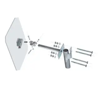 Miroir avec message "PROFONDEUR 2.00 M" - 600 x 800 mm – Image 2