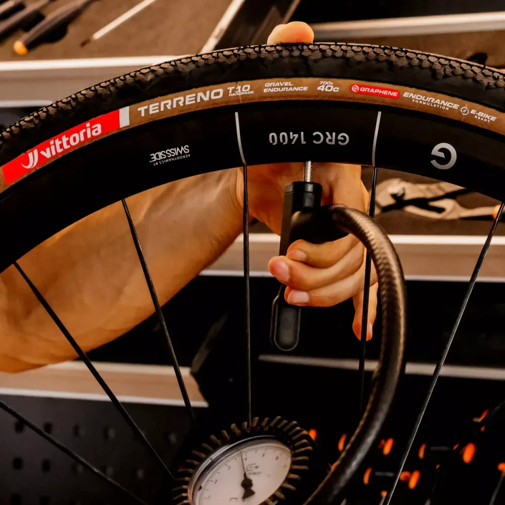 Pneu VITTORIA TERRENO T10 HARDPACK Gravel Endurance 700c Tubeless Ready Souple Marron – Image 3