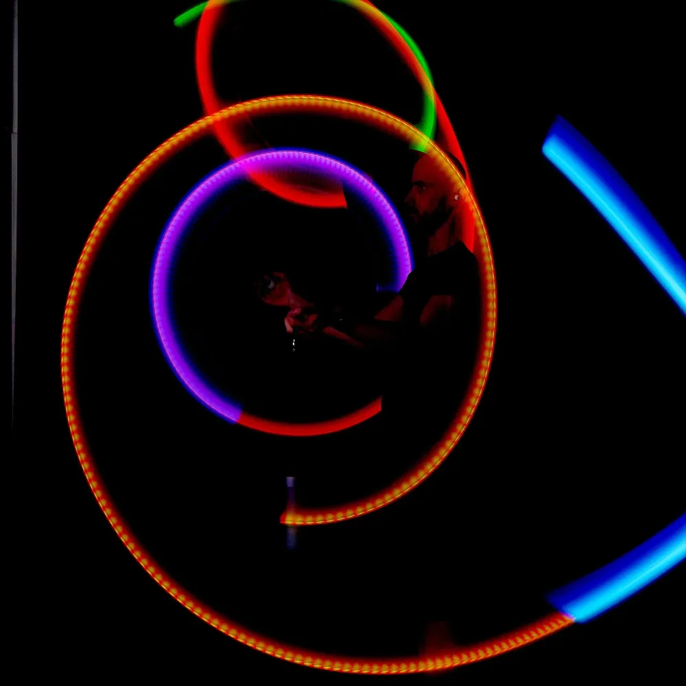 Poi Bâton LED Echo Comet – 11 Modes Lumineux