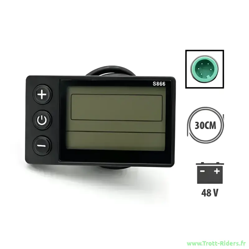 Afficheur S866 Urbanglide Ecross - Display LCD d'origine – Image 2