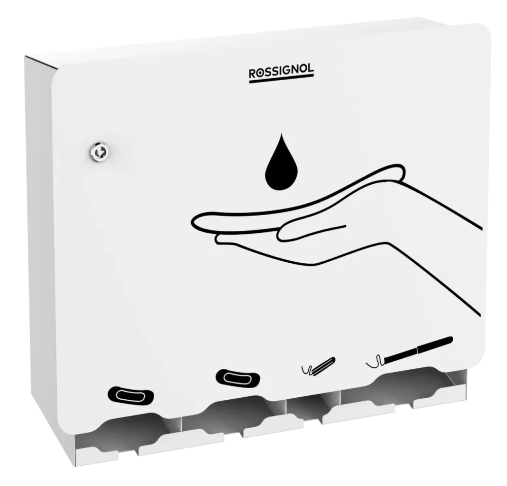 Distributeur protections périodiques 4 compartiments Gaïa