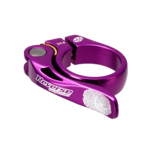Collier de Selle REVERSE COMPONENTS LONG LIFE Serrage Rapide Violet Collier de Selle REVERSE COMPONENTS LONG LIFE Serrage Rapide Violet