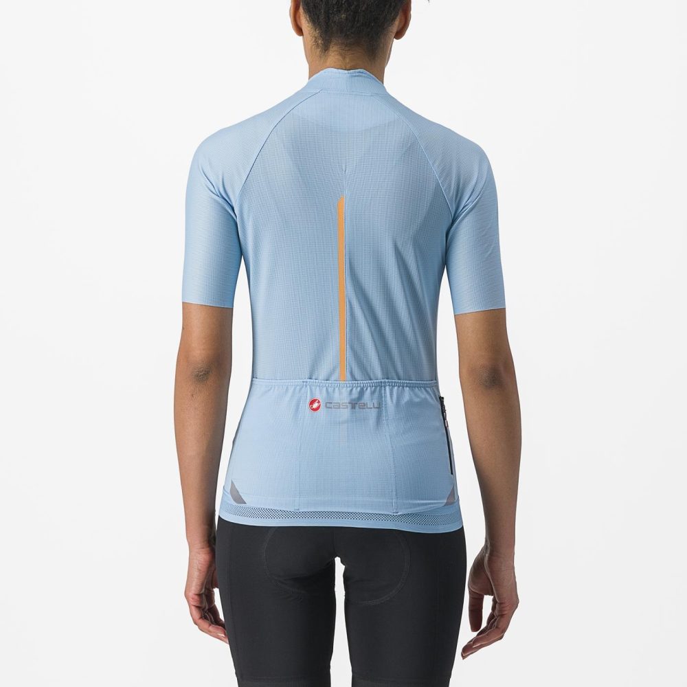 Maillot CASTELLI ENDURANCE W Femme Manches Courtes Bleu – Image 2