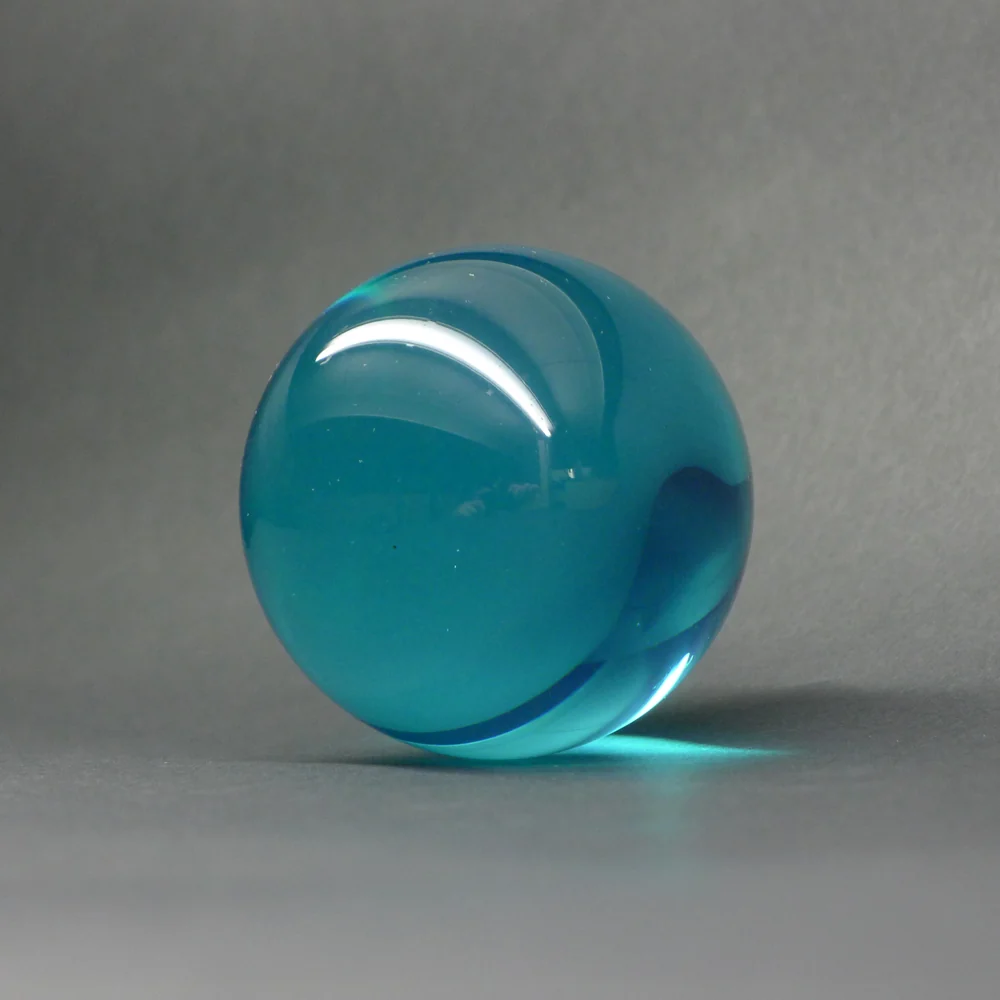 Balle acrylique couleur bleu clair 68mm Balle acrylique couleur bleu clair 68mm