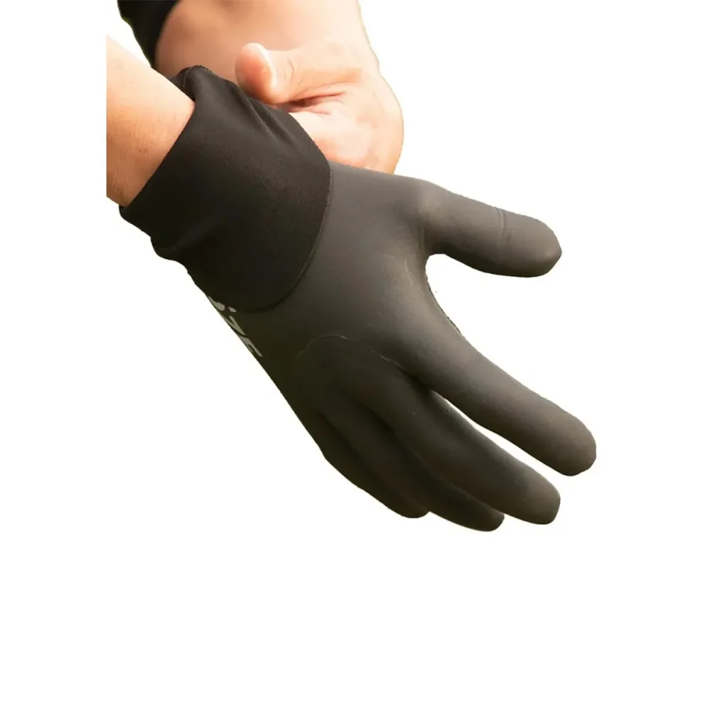 Gants VELOTOZE NÉOPRÈNE Noir/Blanc – Image 2
