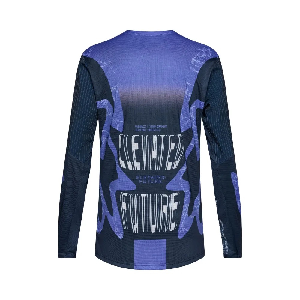 Maillot FOX FLEXAIR DIFFUSE SE Manches Longues Violet Blueberry – Image 2