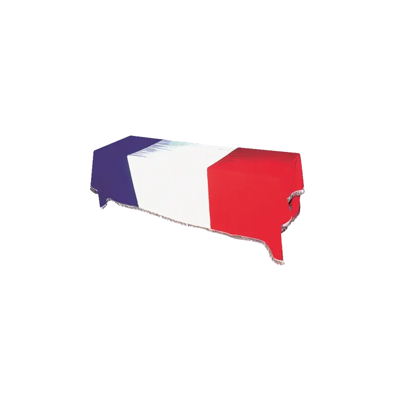 Drap mortuaire tricolore