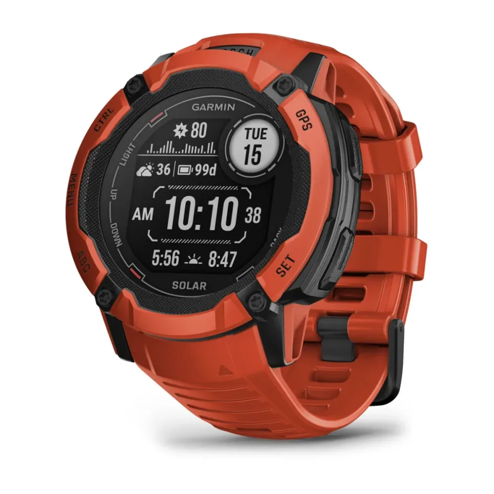 Garmin Instinct 2X Solar Rouge Rouge Garmin Instinct 2X Solar Rouge Rouge