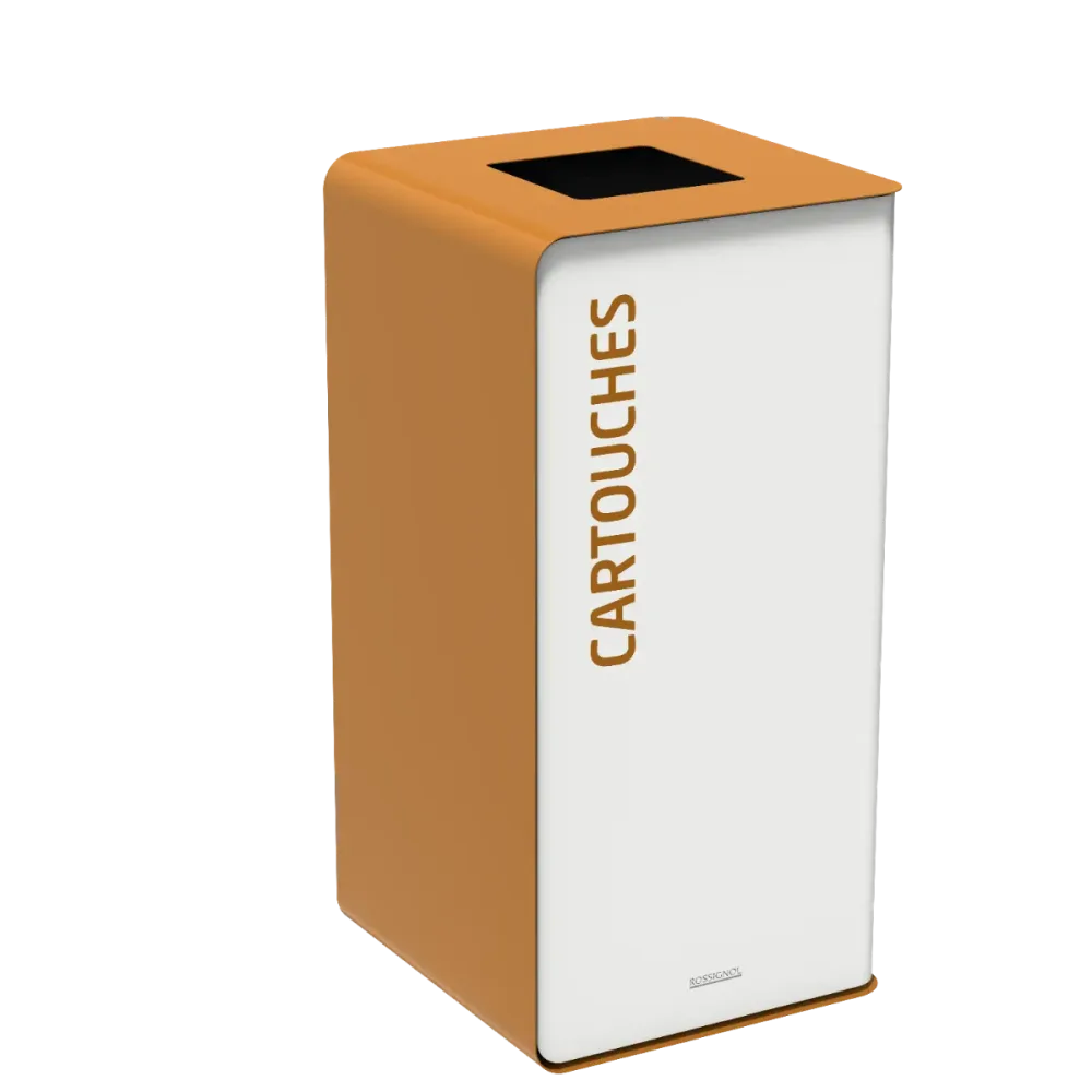 Corbeille pour tri sélectif avec bac intérieur 40L Cubatri