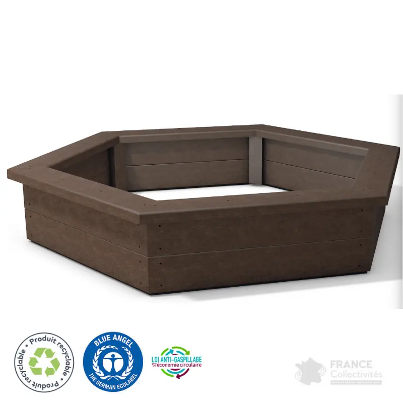 Bac à sable en plastique recyclé Kalahari Bac à sable en plastique recyclé Kalahari