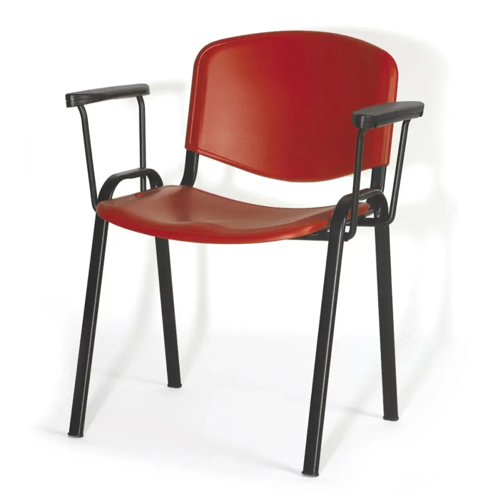 chaise de conférence plastique avec tablette – Image 3