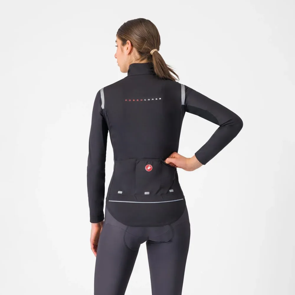 Veste CASTELLI PERFETTO RoS 3 Femme Noir/Noir Reflex – Image 2