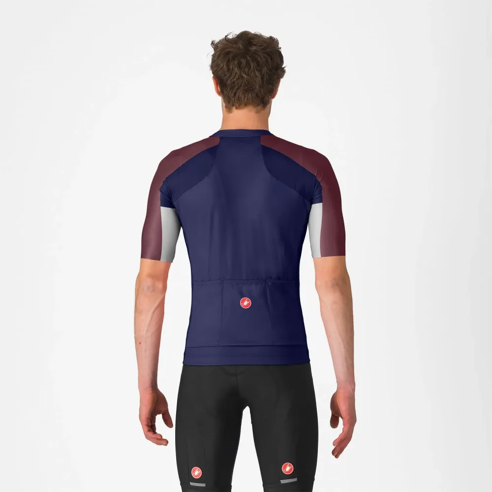 Maillot CASTELLI ENTRATA 6 Manches Courtes Bleu – Image 2