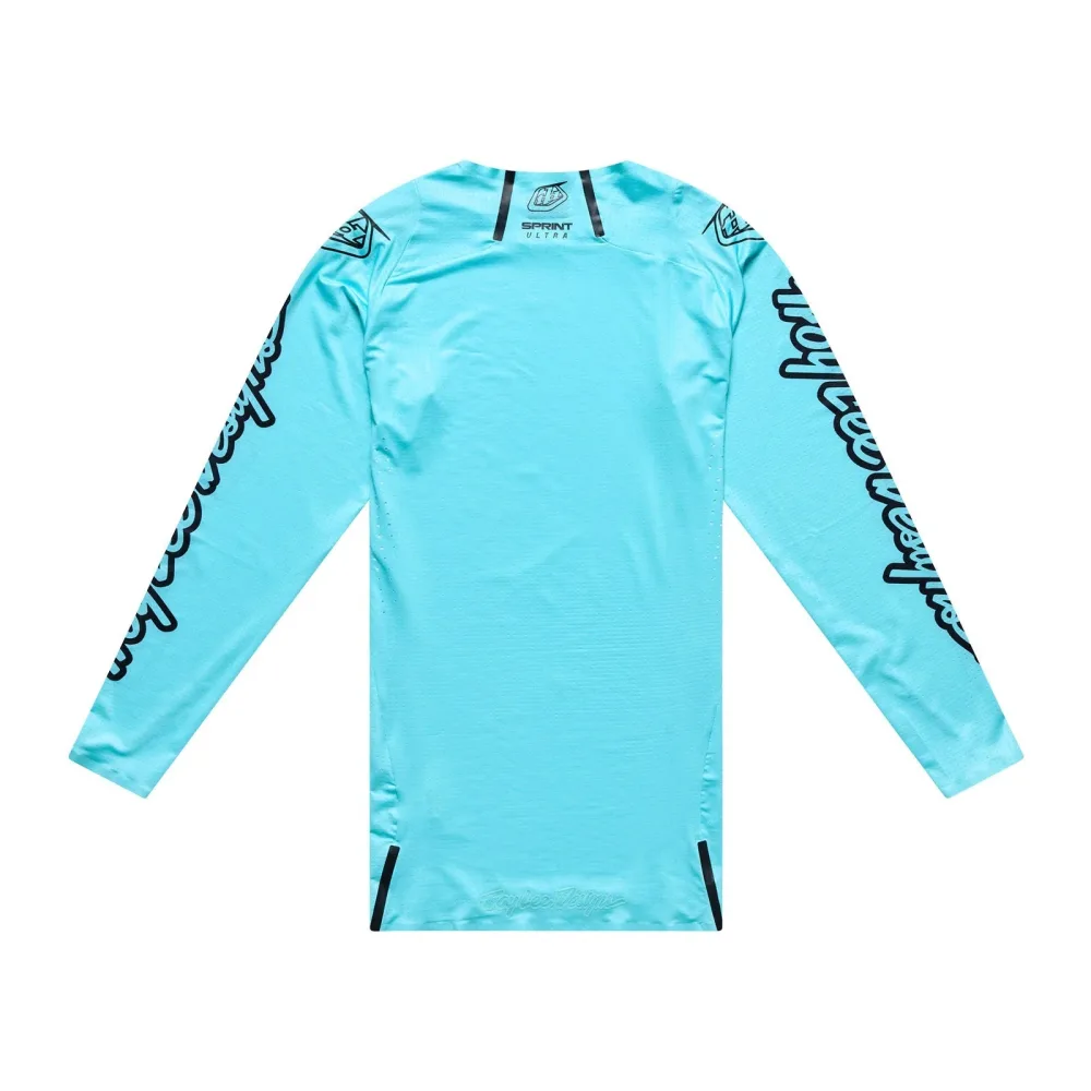 Maillot TROY LEE DESIGNS SPRINT ULTRA MONO Manches Longues Turquoise – Image 2