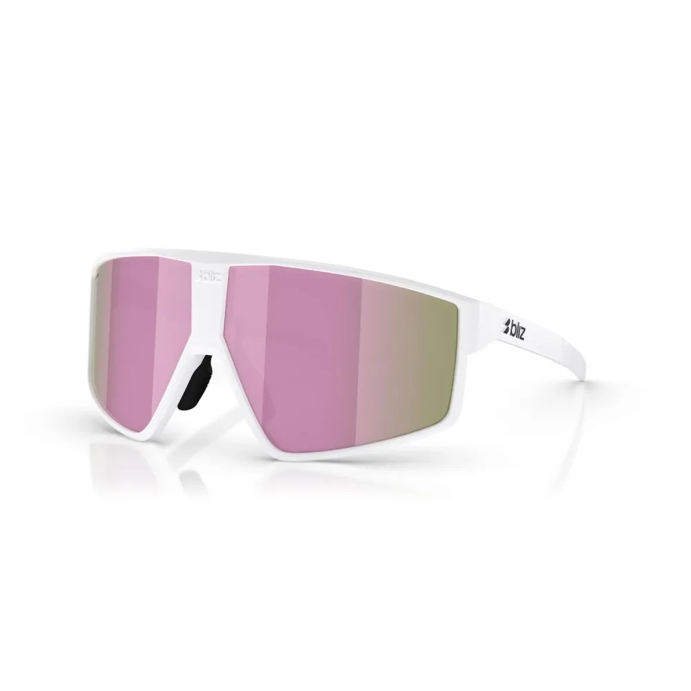 Lunettes BLIZ P002 S Blanc Matt Ecran Marron Rose – Image 3