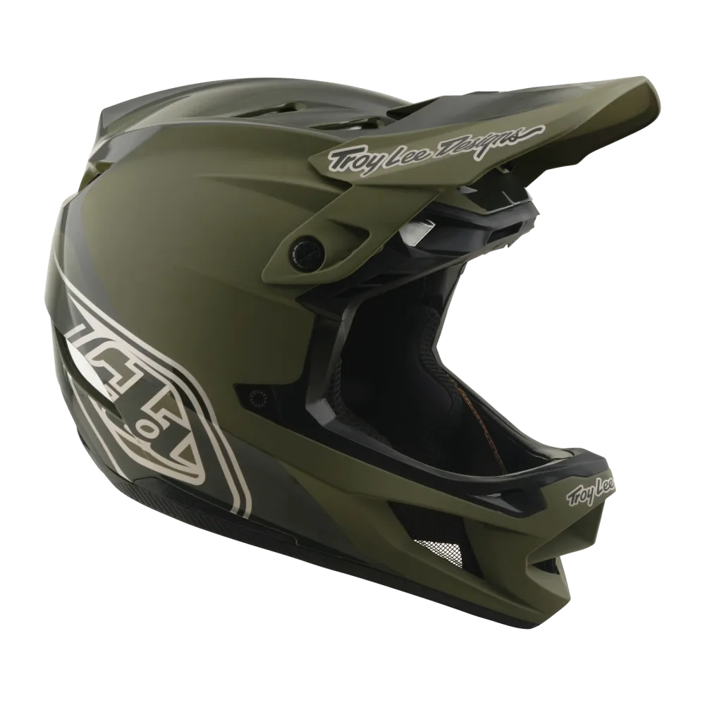 Casque VTT TROY LEE DESIGNS D4 POLYACRYLITE MIPS SHADOW BEETLE Kaki – Image 2