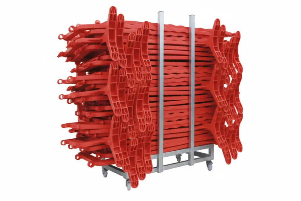 Chariot de transport pour barrières plastique MOVIT® et XTENDIT – Image 2
