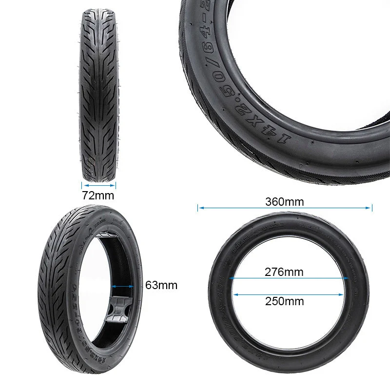 Pneu Tubeless Dualtron City 14x2.5-10 Sans Chambre – Image 2