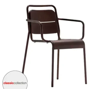 Fauteuil en acier empilable Alma « Classic Collection » Fauteuil en acier empilable Alma « Classic Collection »