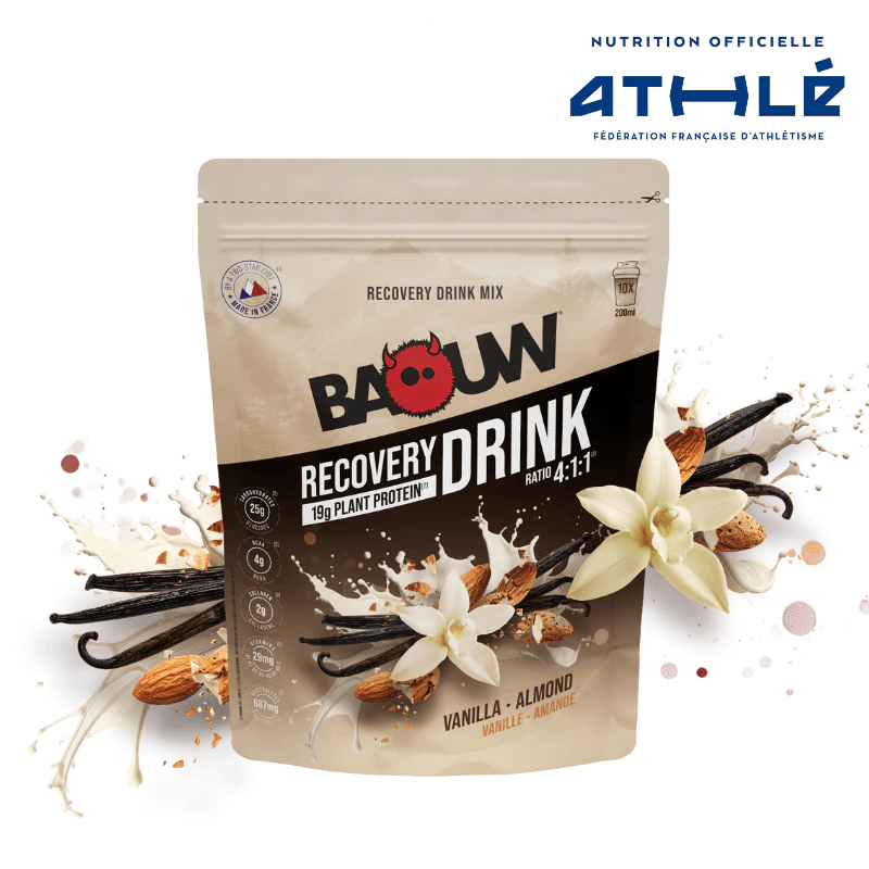 Boisson de Récupération BAOUW RECOVERY (500g) Vanille Amande