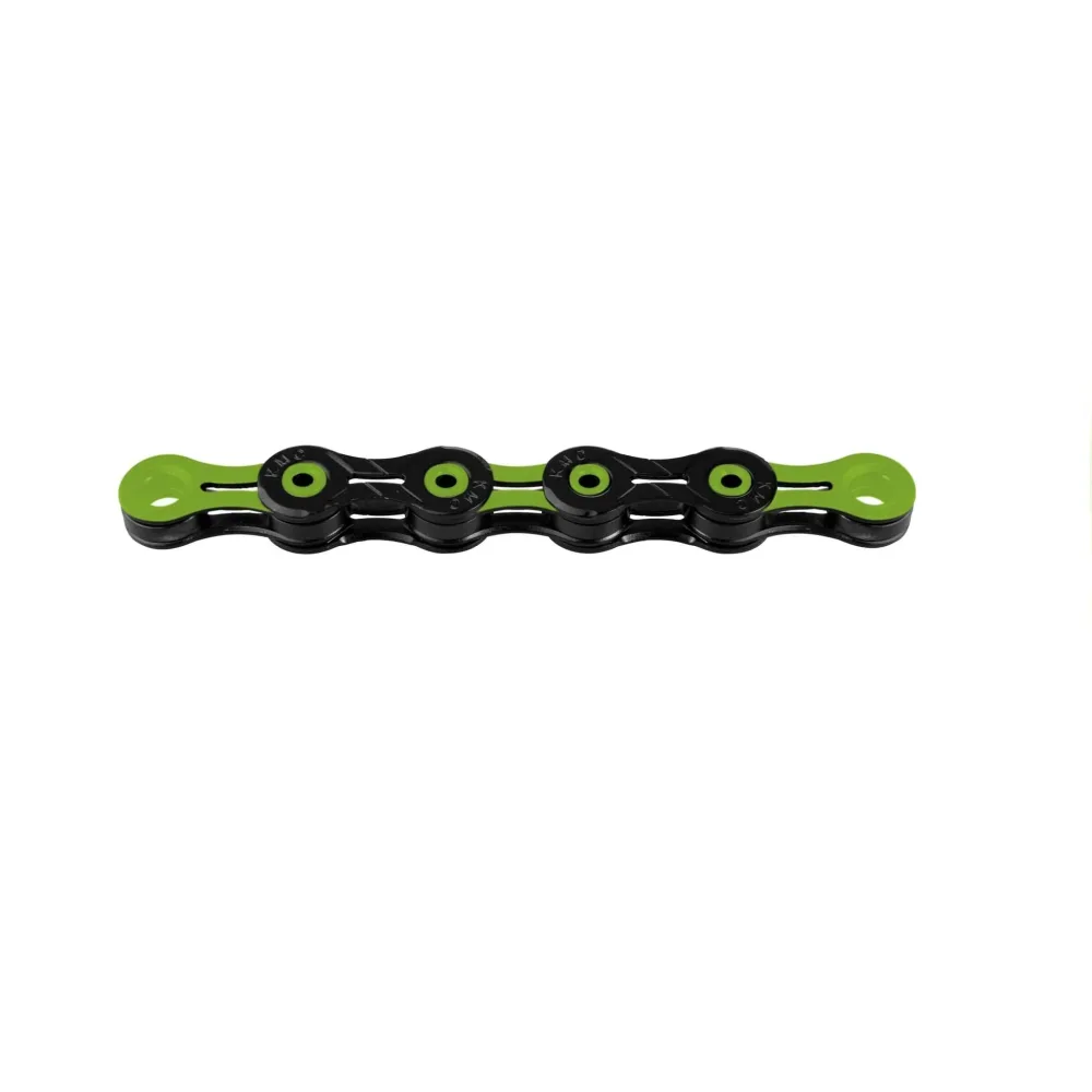 Chaîne 10V KMC DLC10 Noir/Vert Chaîne 10V KMC DLC10 Noir/Vert