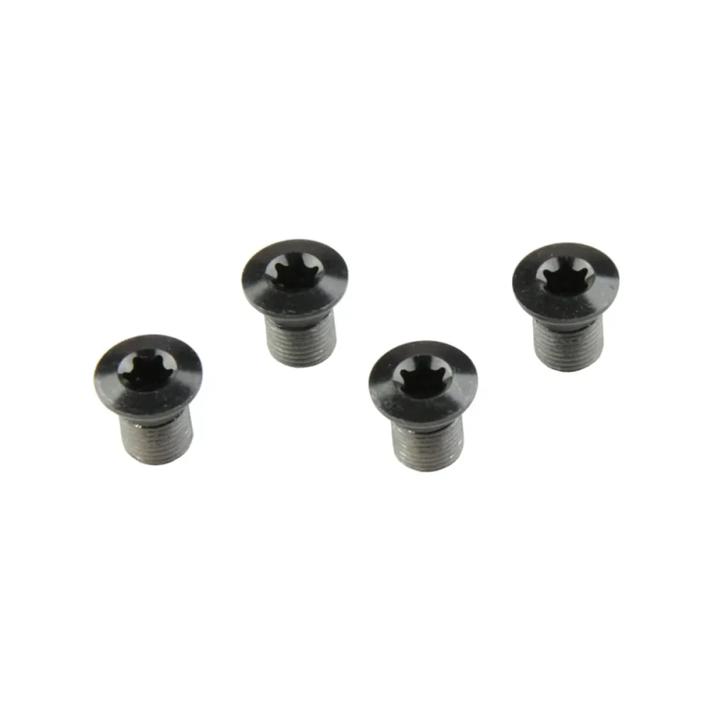 Kit de Vis Cheminée SHIMANO XTR M980 Plateau Intérieur / XT M8000 Plateau Intermédiaire 10.1 mm (x4) Argent Mat