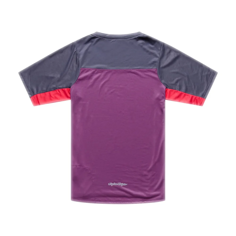 Maillot TROY LEE DESIGNS SKYLINE PRO FANGS ARMY Manches Courtes Sangria – Image 2