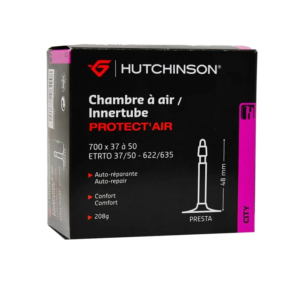 Chambre à Air HUTCHINSON PROTECT'AIR 2 700x37/50 PRESTA