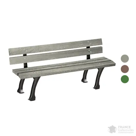 Banc recyclé glasgow