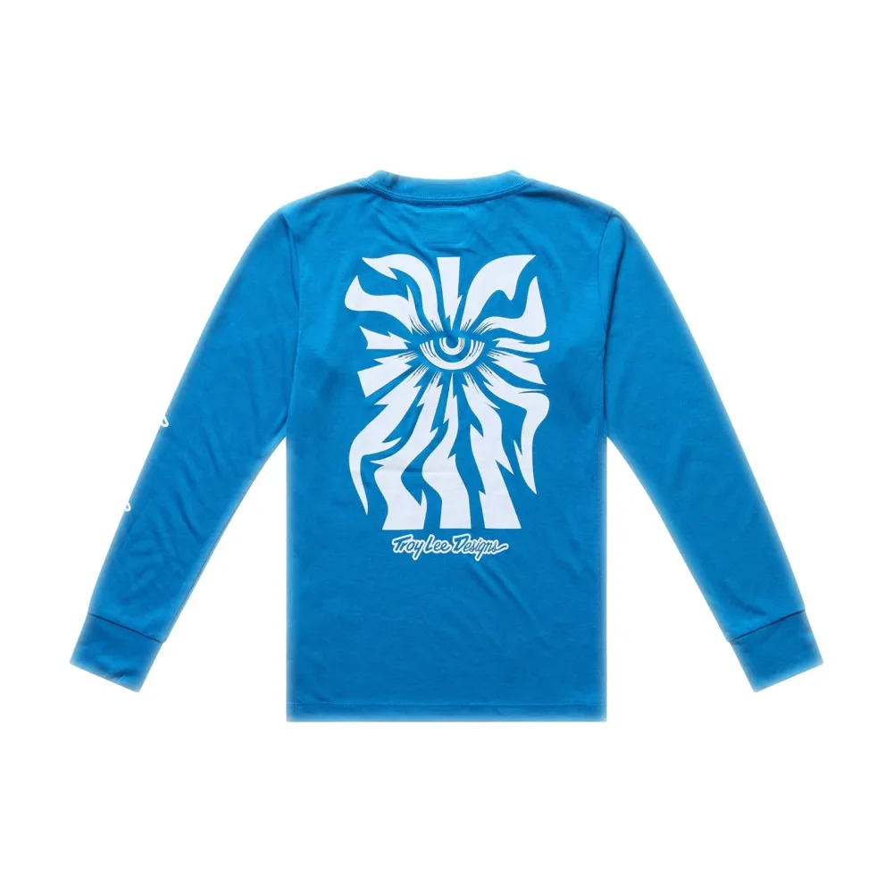 Maillot TROY LEE DESIGNS SKYLINE RIDE ONE EYE AERO Junior Manches Longues Bleu – Image 2