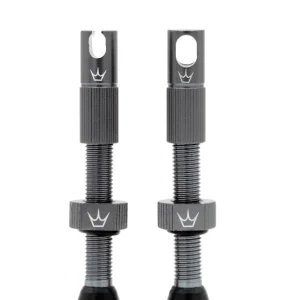 Valves Tubeless PEATY&rsquo;S x Chris King MK2 Presta 42 mm (x2) Gris