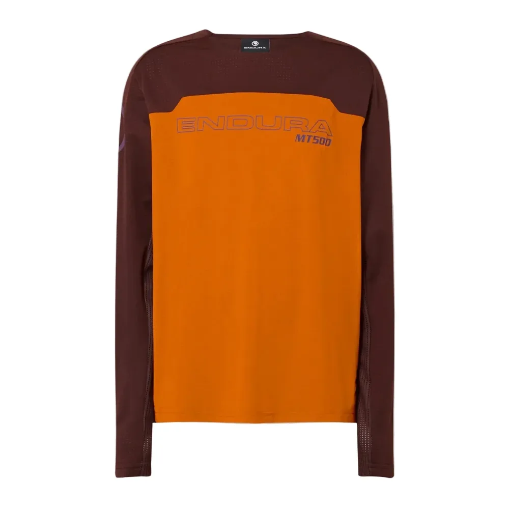 Maillot ENDURA MT500 BURNER Junior Manches Longues Orange