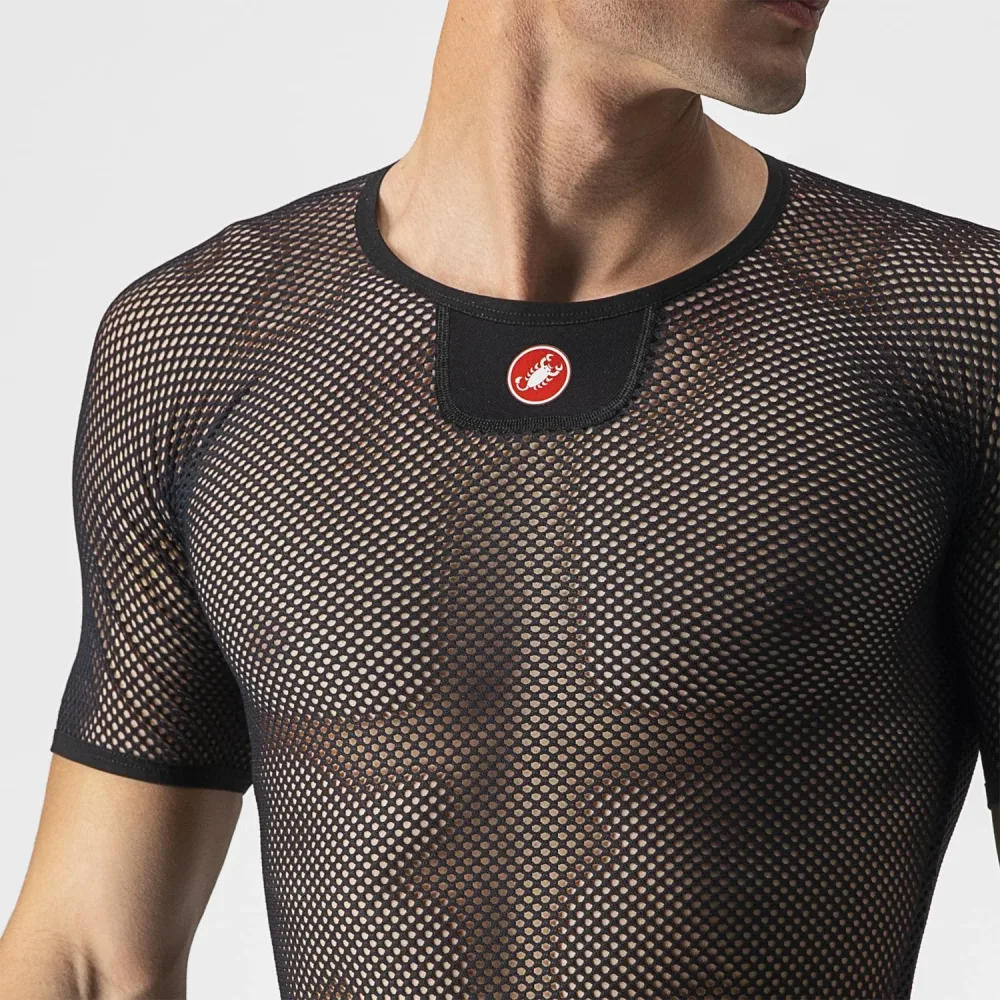 Sous-Vêtement CASTELLI CORE MESH 3 Manches Courtes Noir – Image 3