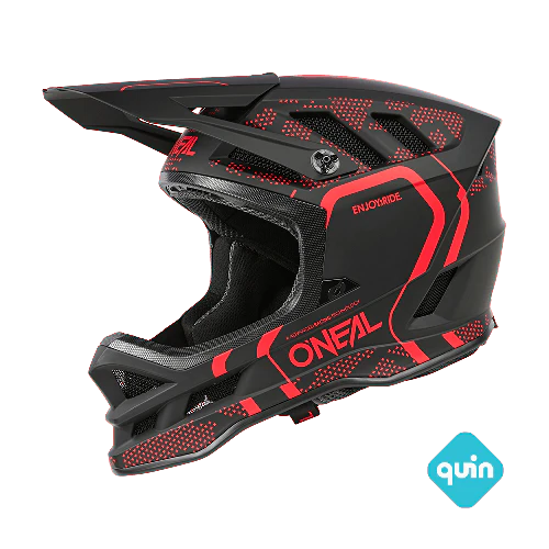 Casque VTT O'NEAL BLADE POLYACRYLITE STRIKE Noir/Rouge