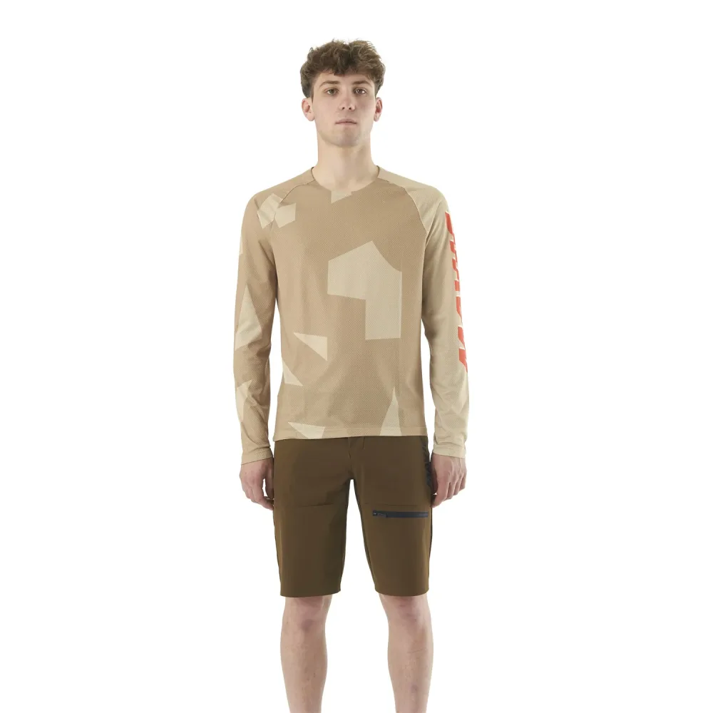 Maillot MAVIC DEEMAX ENDURO Manches Longues Camo Beige – Image 3