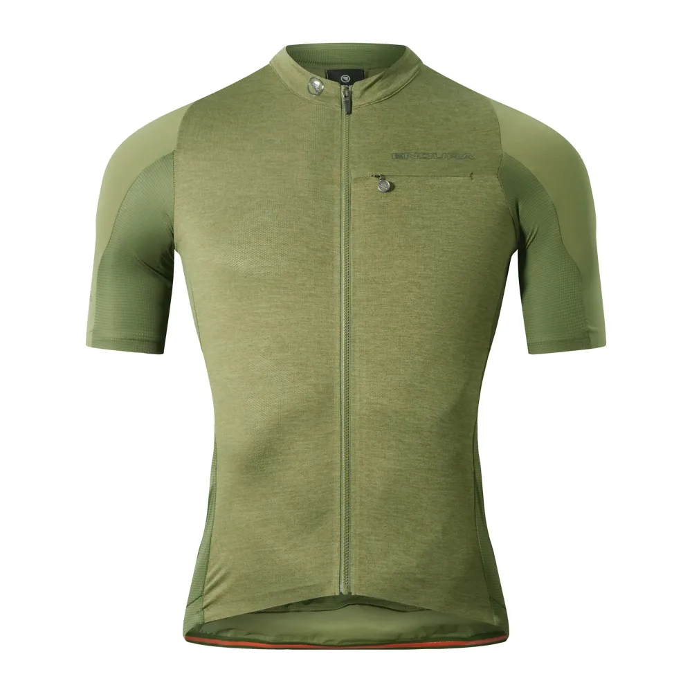 Maillot ENDURA GV500 REIVER Manches Courtes Kaki
