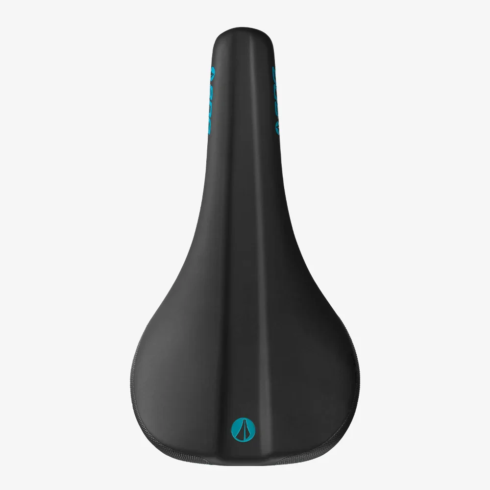 Selle SDG BEL-AIR V3 Rails Lux Alloy Noir/Turquoise – Image 2