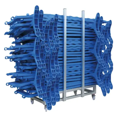 Chariot de transport pour barrières plastique MOVIT® et XTENDIT