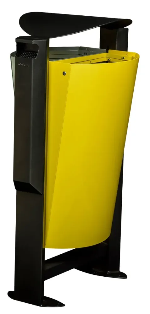 Corbeille façades métal 2 x 60L Arkéa – Image 3
