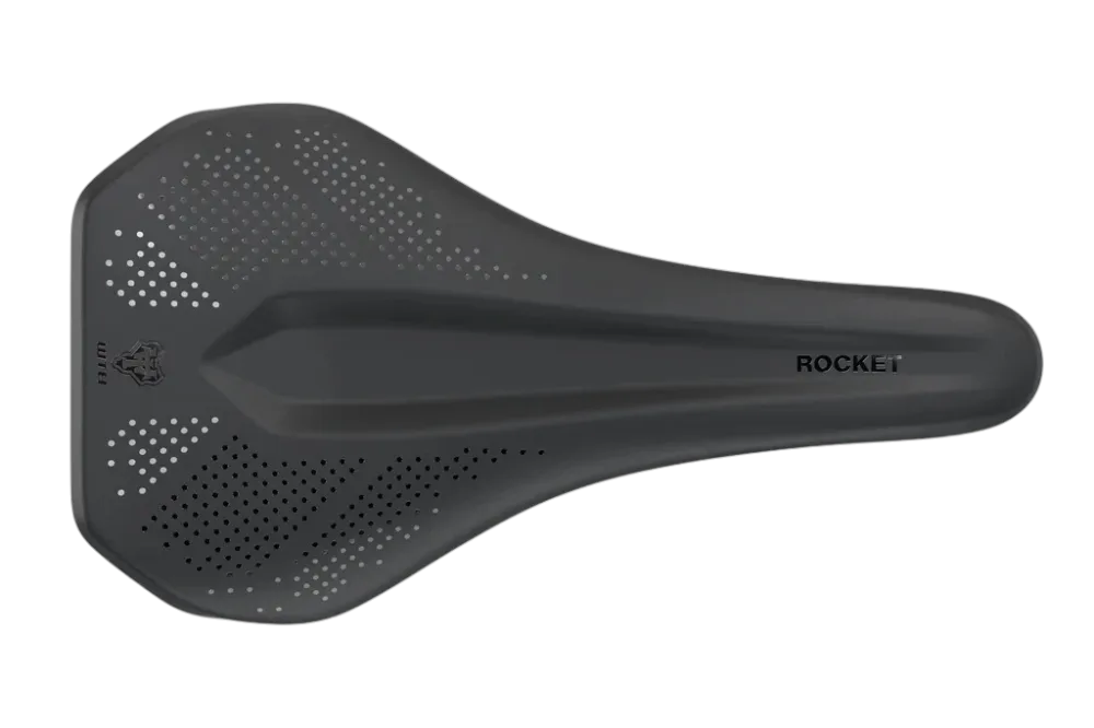 Selle WTB ROCKET FUSION Medium 145mm Rails Acier Noir – Image 2