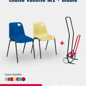 Promo chaises Vanoise M2 + 1 diable Promo chaises Vanoise M2 + 1 diable